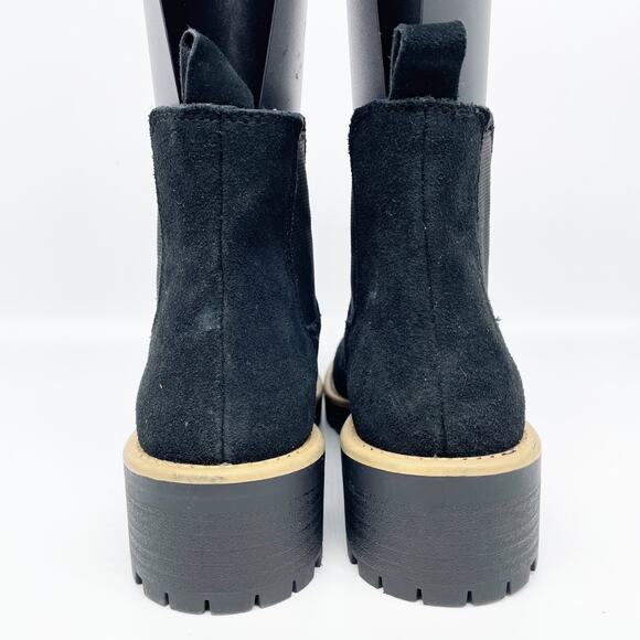 Blondo Women's Matilda Waterproof Lug Sole Chelsea Boot Black Size 5.5 M - Picture 4 of 12